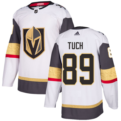 Women Vegas Golden Knights #89 Tuch Fanatics Branded Breakaway Home White Adidas NHL Jersey->women nhl jersey->Women Jersey